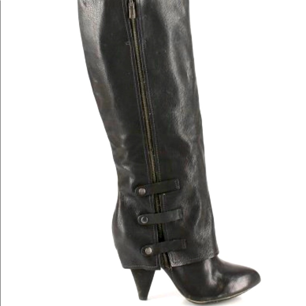 Miss Sixty Harper Leather Knee High Boots
